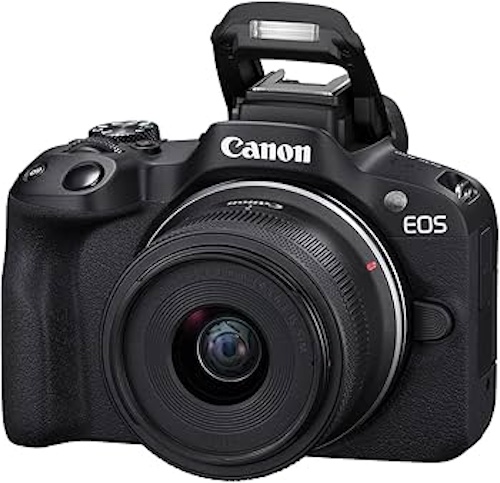 Canon EOS M50 Mirrorless Digital Camera with 15-45mm Lens (Black)